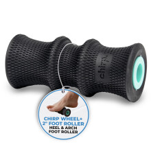 Rodillo para pies Chirp Wheel Plus: Masaje de tejido profundo localizado para fascitis plantar y fatiga del pie, alivio del dolor de arco y recup