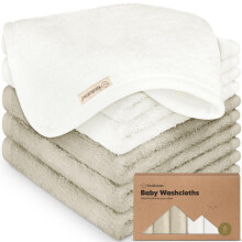 Confezione da 6 salviette per neonati - Morbide salviette in viscosa di bamb , salviette per neonati, asciugamani da bagno per neonati, salviette