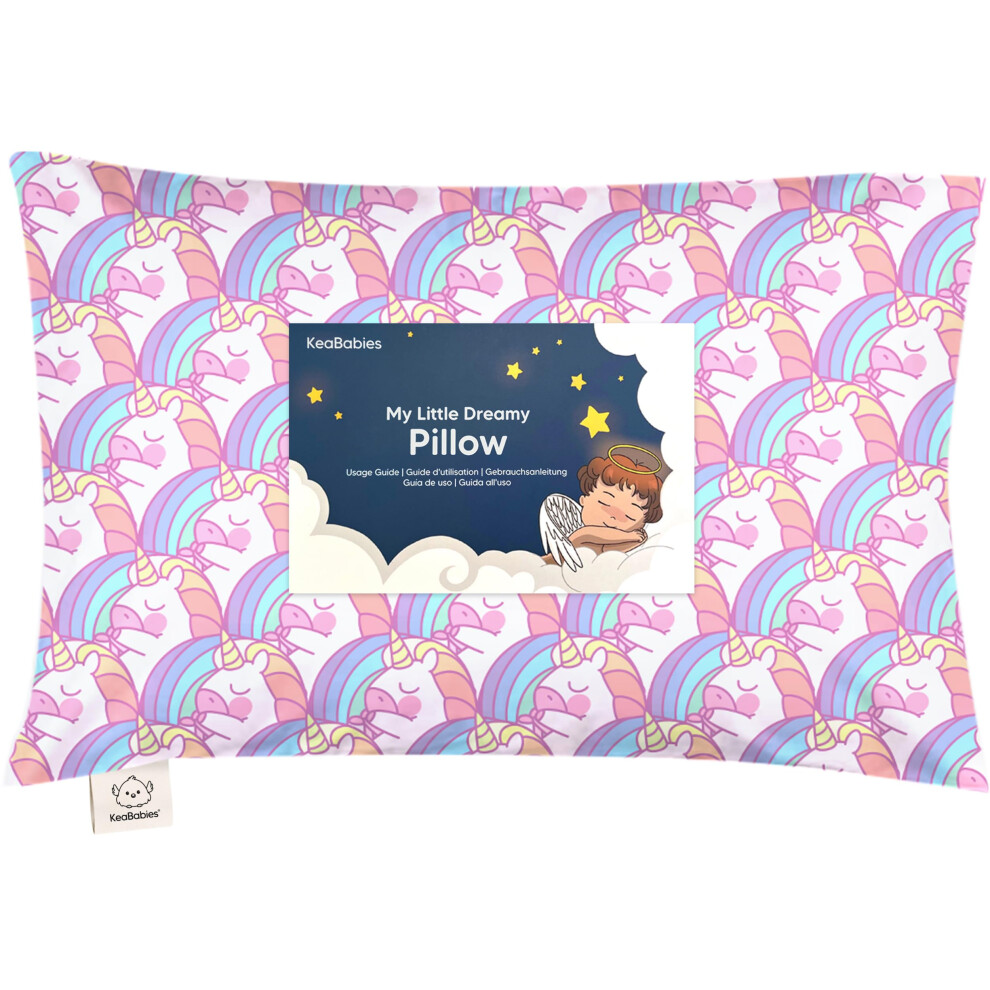 Oreiller pour tout-petit avec taie d'oreiller - 13x18 My Little Dreamy Kids Oreillers de voyage pour dormir en coton biologique Petite taie d'oreiller