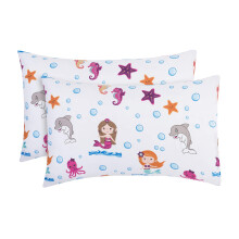 Hverdags børn 2 -pakk toddler rejsepudehaser -100% blød mikrofiber åndbar og hypoallergenisk -14 """" med 20 """" Kids pillowcases passer