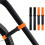 SANNIX 4 Pcs Sangles de Stabilisation de Roue de Vélo Réutilisables Ajustables (Noir et Orange) 1