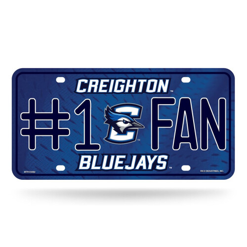 Creighton Bluejays nummerplade nr. 1 fan