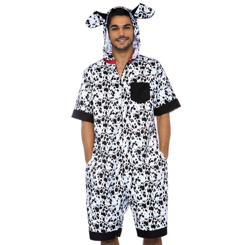 Photos - Fancy Dress MKW Leg Avenue Dalmatian Dog features fur pr Blk/White Color 8674300704