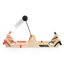 Fat Brain Toys VolleyShot - Wooden 2 Player Games Tabletop Games and Family Games for Kids & Adults Toys for Ages 8-13+