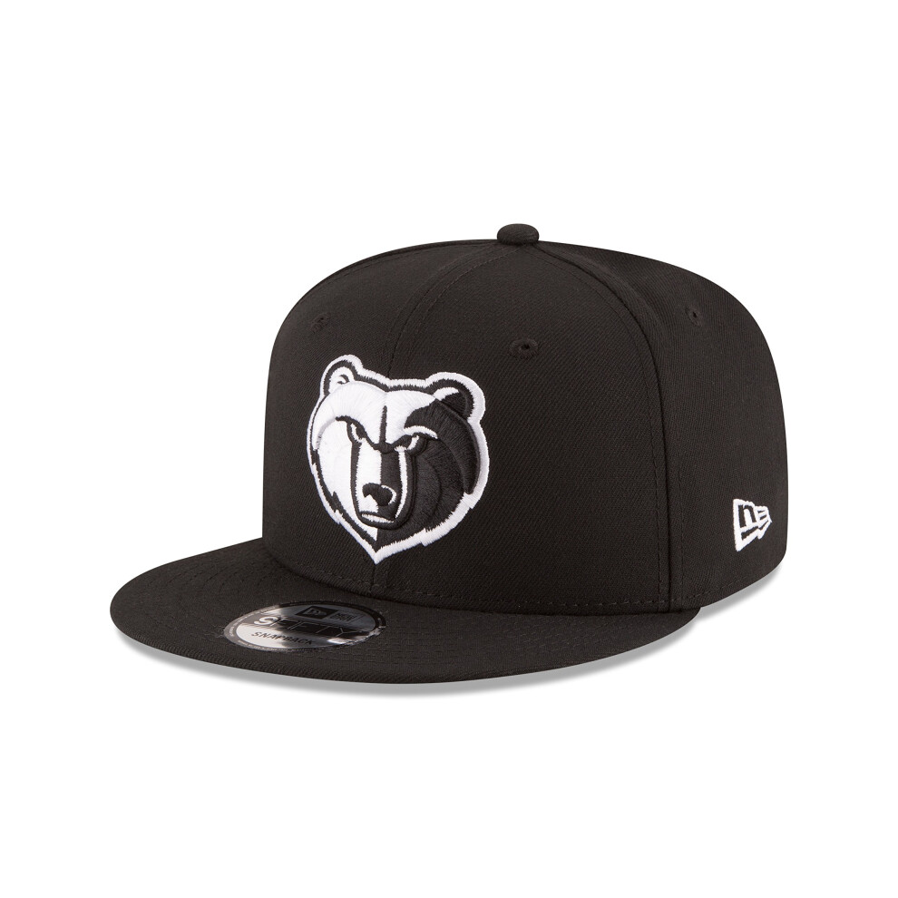 New Era Men's Nba Memphis Grizzlies 9Fifty Snapback Cap One Size Black Stocknba-950 Blk Whi