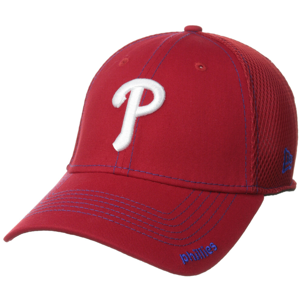 New Era Mlb Philadelphia Phillies Neo 39Thirty Stretch Fit Cap Large/X-Large Red