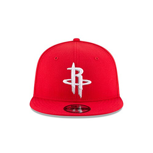 New Era NBA Houston Rockets Voksne M?nd NBA 9Fifty Team Farve Basic Snapback Cap OSFA R?d 1