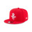 New Era NBA Houston Rockets Voksne M?nd NBA 9Fifty Team Farve Basic Snapback Cap OSFA R?d 1