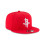 New Era NBA Houston Rockets Voksne M?nd NBA 9Fifty Team Farve Basic Snapback Cap OSFA R?d 4