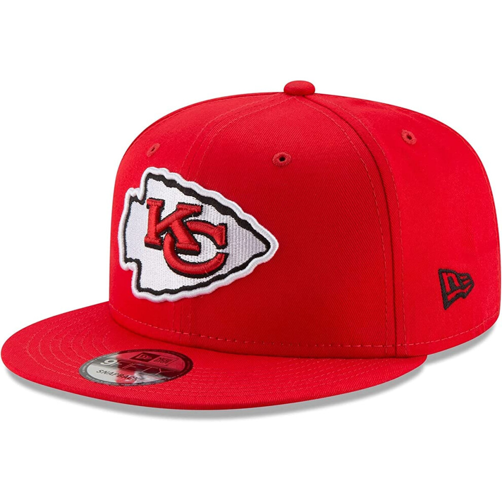 New Era Nfl 9Fifty Adjustable Snapback Hat Cap One Size Fits All (Kansas City Chiefs)