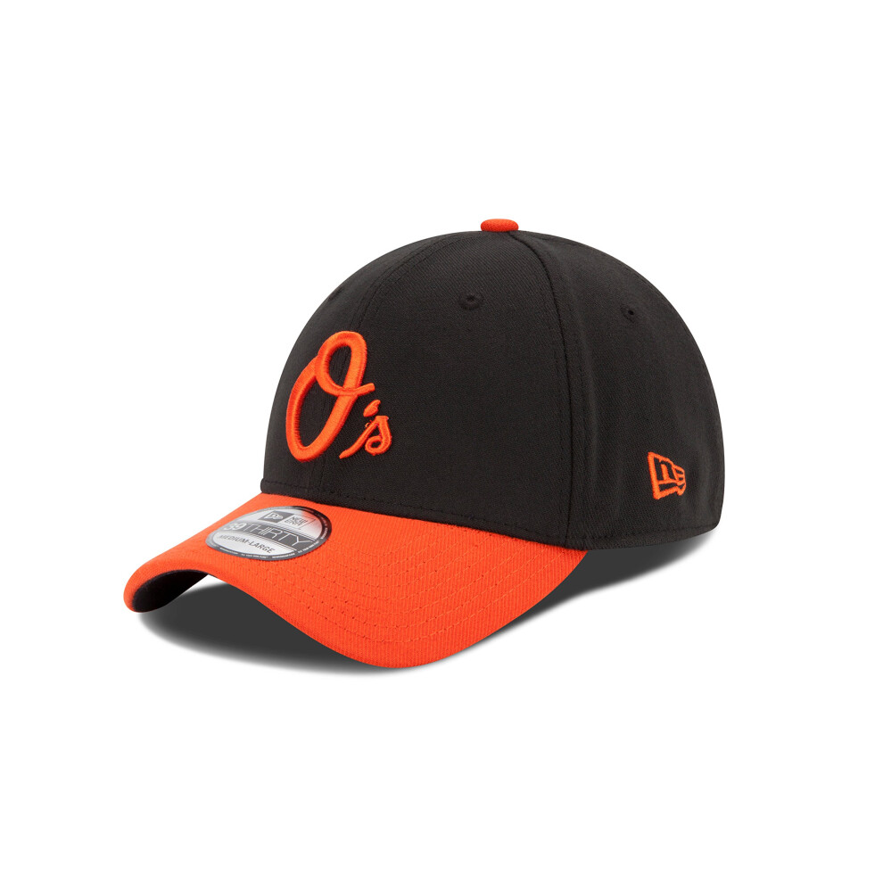 New Era Mlb Baltimore Orioles Alternative Team Classic 39Thirty Stretch Fit Cap Medium/Large Black