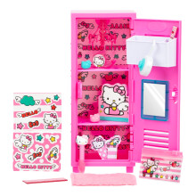 Armadietto Hello Kitty Micro REAL LITTLE con oltre 15 piccole sorprese all'interno! Personalizza e decora il tuo armadietto e scopri il vero microfono