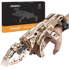 COWVTUJ ARMPAL Mechanical Claw Model Kit 3D Wooden ClawBot Puzzle for Adults and Teens Self-Assembly Robot Arm Building Kits to Build Laser-Cut Wooden