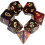 Ensemble de 7 d   s DND (rouge et noir) 1