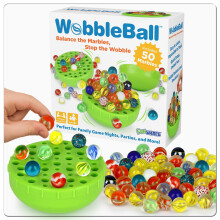 Funwares WobbleBall Marble Balancing Game - 50 biglie colorate riposte all'interno per una facile pulizia. Un'entusiasmante sfida per famiglie pe