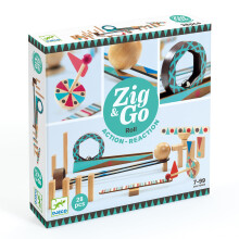 DJECO Zig & Go fbl kszlt Domino Race ptokszlet 28 rszes (35640)