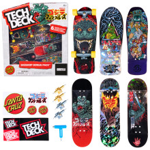 TECH DECK Godzilla Sk8shop Fingerboard Bonus Pack Verzamel- en aanpasbare mini-skateboards Kinderspeelgoed voor kinderen vanaf 6 jaar