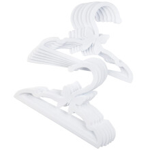 Poppenkleding Hangers voor 18" Poppen - Set van 12 Witte Vlinder Hangers - Uniek Ontwerp Geschikt voor American Girl