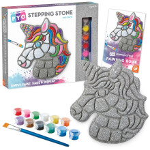 MindWare 13818689 PYO Paint Your Own Unicorn Stepping Natural Stone 10 x 9
