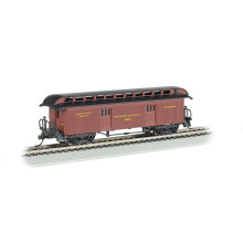 Bachmann Industries Baggage Prr Carro antigo em escala Ho com teto arredondado
