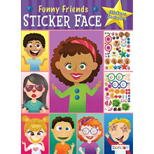 Bendon Create-A-Face Sticker Pad (Funny Faces)