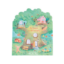 Libro de pegatinas Moulin Roty La Grande Famille (20 p   ginas)