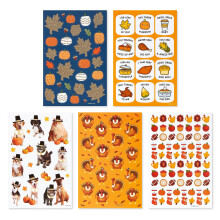 American Greetings 600-Count Thanksgiving Stickers for Kids Assorted Thanksgiving Themes