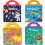 Wiederverwendbare Aufkleberbcher fr Kinder 4 Sets Reise entfernbar 1