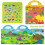 Wiederverwendbare Aufkleberbcher fr Kinder 4 Sets Reise entfernbar 3