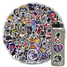 102 Pack Cute Astronaut Stickers for Kids Space Stickers Vinyl Waterproof Stickers for Water Bottle Laptop Space Theme Decals for Decor Party Favors