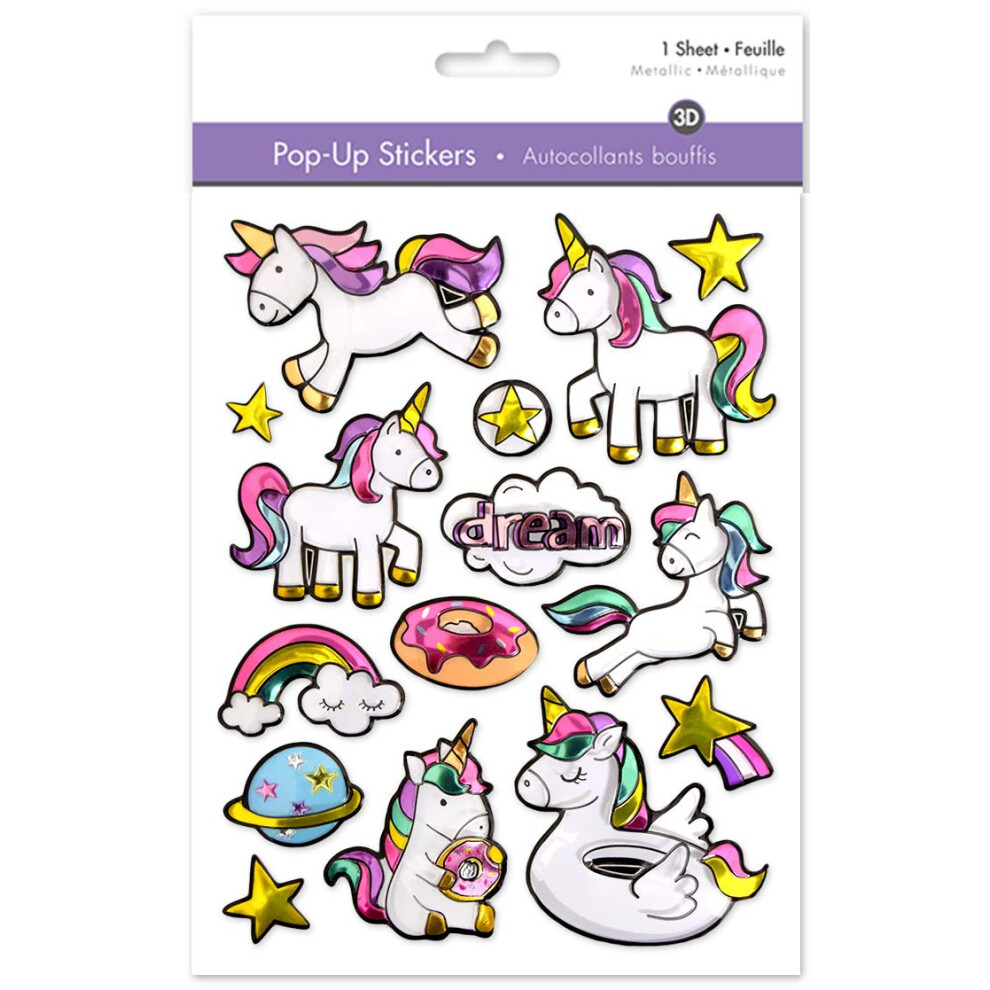 Aonefun Girls Unicorn Stickers For Kids Rainbow Stickers For Kids Sparkly Stickers Unicorn Stickers For Small Sparkle Stickers For Kids Unicorn Rainbow Sticke