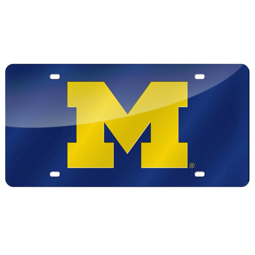 Michigan Wolverines Laser Cut nummerplade