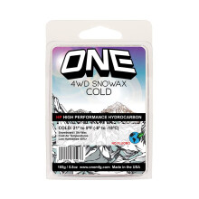 One Mfg 4WD Snowboard & Ski Wax 165g Barretta Grande Oneball Wax per Neve Fredda da -6   C a -15   C Profumo Tropicale Senza Fluoro