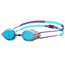 ARENA Tracks Unisex Racing Swim Goggles - FINA-Approved, Anti-Fog Mirror Lens, Essential Competitive Goggles 92370-112-NS