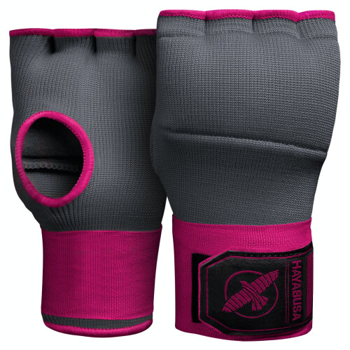 Hayabusa Quick Gel Boxhandschuhe, Gr      e S, Grau/Pink