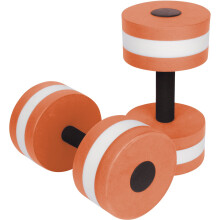 Trademark Innovations Leichte Wasserhanteln – 2er-Set aus Schaumstoff – für Wassergymnastik (Orange)