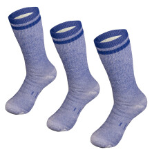 MERIWOOL Merinould Vandrestr?mper til m?nd og kvinder - 3 par mellemv?gtspolstrede - Varm og ?ndbar (X-Large Navy)