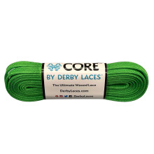 Derby Laces CORE keskeny, 6 mm-es viaszos csipke mukorcsolyhoz, grkorcsolya csizmhoz s norml cipohz (zld 84 hvelyk / 213 cm)