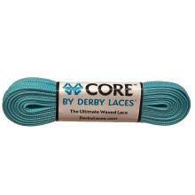 Derby Laces CORE keskeny 6 mm-es viaszos csipke mukorcsolya grkorcsolya csizmhoz s norml cipohz (Aqua Spray Teal 60 hvelyk / 152 cm)