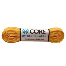 Derby Laces CORE keskeny 6 mm-es viaszos csipke mukorcsolya grkorcsolya csizmhoz s norml cipohz (napraforgsrga 60 hvelyk / 152 cm)