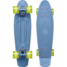 Patineta Retrospec Quip Mini Cruiser de 22,5"", patineta Cruiser cl sica de pl stico retro completa con rodamientos ABEC 7 y ruedas de PU, tabla c