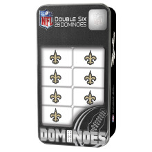 MasterPieces NFL New Orleans Saints Double Six Collector Edition Dominospel voor kinderen vanaf 3 jaar