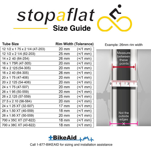 Stop-A-Flat defektll, tvisll, nem lapos kerkprcso 20 x 1,75 2