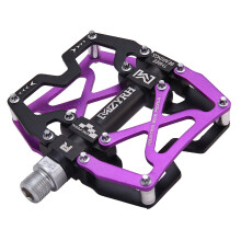 MZYRH Mountain Bike Pedals  Ultra Strong Colorful CNC Machined 9/16"""" Cycling Sealed 3 Bearing Pedals(Purple 3 Bearings)
