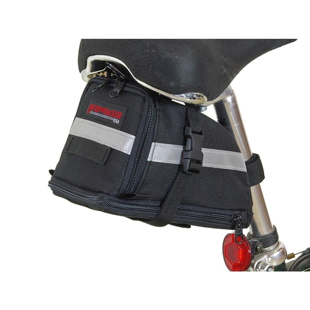 Sac De Selle Topeak Aero Wedge TC2262B - Volume 90-120ci, Résistant à L'eau, Noir, Pour Vélo QR