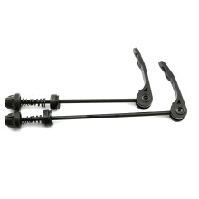 RuiLing 1 paar fietswielnaven voor en achter snelspanners clip MTB mountainbike accessoires fietsgereedschap snelspanbout hendel asset zwart