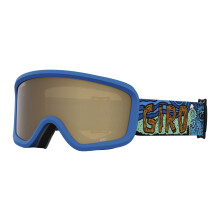 Gafas de esqu    y snowboard Giro Chico 2.0 para ni   os peque   os - Correa Shreddy Yeti azul con lente rosa    mbar