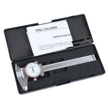 Presn posuvn meradlo Accusize Industrial Tools 0-4 palce x 0,001 palca z nehrdzavej cej ocele v kart novom balen P920-S214