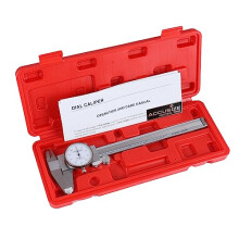 Presn    posuvn    meradlo Accusize Industrial Tools 0-6 palcov x 0,001 palca z nehrdzavej   cej ocele v kart   novom balen    P920-S216