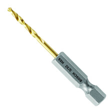 BOSCH TI2133IM 1-Stück 3/32 Zoll x 2-1/4 Zoll Titan-Nitrit-beschichteter Metallbohrer